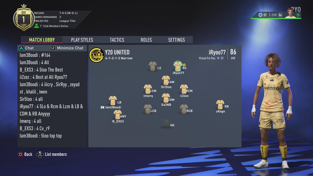 Y20UNITED's tweet photo. .🏆New Tittle 164 added to the club's•
•شكرا لكل من شاركنا في هذا الانجاز 🥳❤️. 
#Y20UTD 
#Y20UNITED
#Proclub
 #بروكلوب 
#FIFA22 
#فيفا22 https://t.co/Y01vqvhhjy