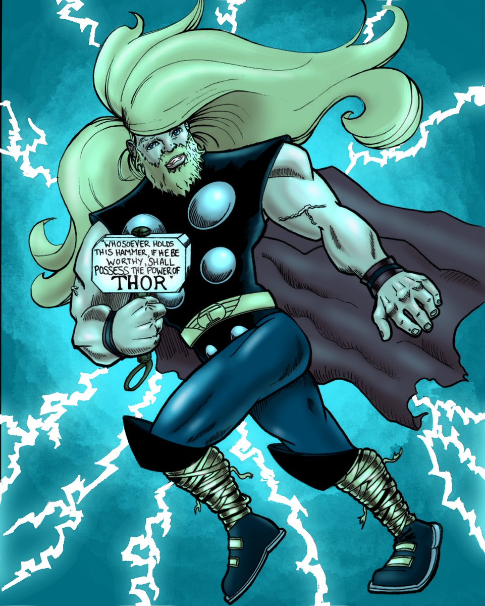 BMGraphics5's tweet image. Shout to @LuisGodoyII and his amazing #thor lineart. This was another fun piece to color.

#indiecomics