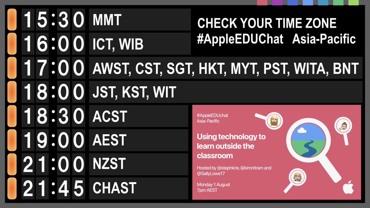 See you all tonight for the #AppleEDUchat ‘Using technology to learn outside the classroom’ - it’s going to be awesome! <a href="/SallyLowe17/">Sally Lowe</a> <a href="/kimnitram/">Kim Martin</a> &amp; I can’t wait to see you there! 🐄🌳🌿🍁🥕