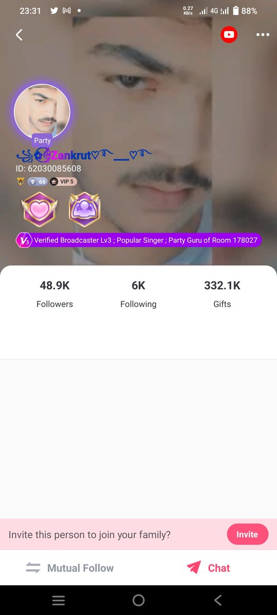 JAYADEV15739208's tweet photo. @starmaker  The (SM ID:62030085608) 66th level ID of Mr. Sreejith has been HACKED by Mr.Pratham Kumar and he is using it as his own.This Hacker offers Orange Vtag &amp; cheats them,He May With the Names of B-Praak,Zankrut,Pratham. Kindly Retrieve the ID and give back to Mr.Sreejith https://t.co/ge4slJPv3p