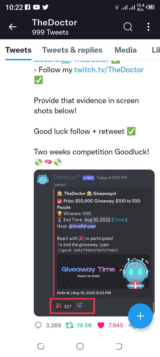 pacatabanAcu's tweet photo. @GiveAwayHost @TheDoctorGamble Done https://t.co/hG2tYgp5if