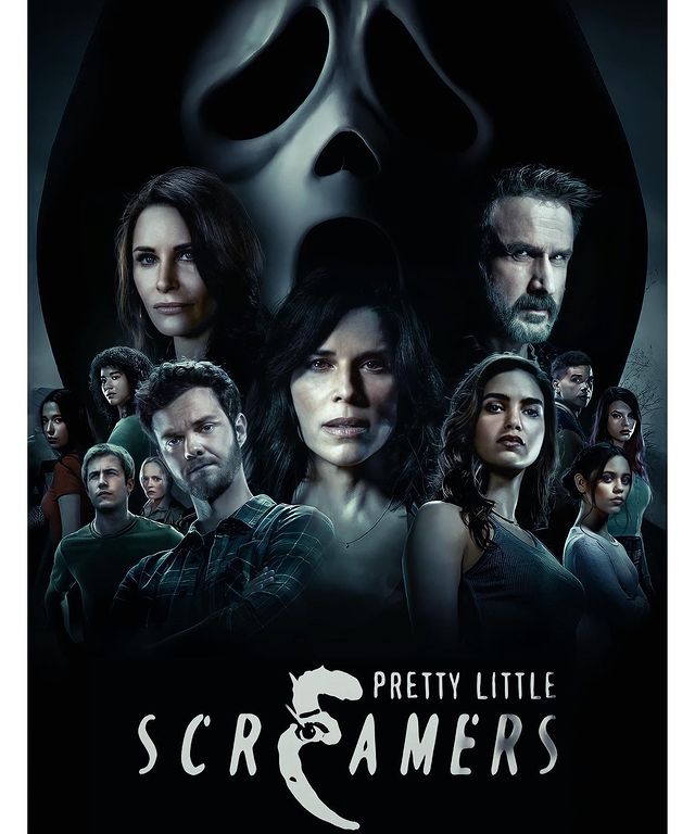 PrettyLittlePod's tweet photo. Have you listened to our newest episode of the podcast? If you haven’t seen Scream yet, it’s now streaming on Paramount+ in most countries including the UK! https://t.co/muFIpUvlff