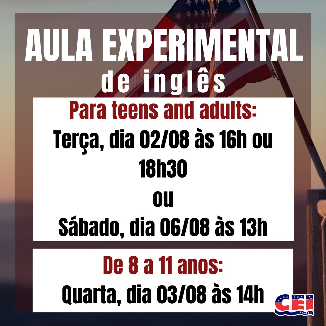 ceiidiomascei's tweet photo. Hello, deseja conhecer nosso curso ? Não perca essa chance de fazer uma aula inaugural de Inglês ou Espanhol *TOTALMENTE DE GRAÇA* !  
Inscreva-se agora pelo nosso Whatsapp e venha começar seu Projeto Bilíngue !

Só clicar��

https://t.co/iMbcHlXtKi+ https://t.co/Q3iC3aBpA0 https://t.co/tFjoxYnoDt