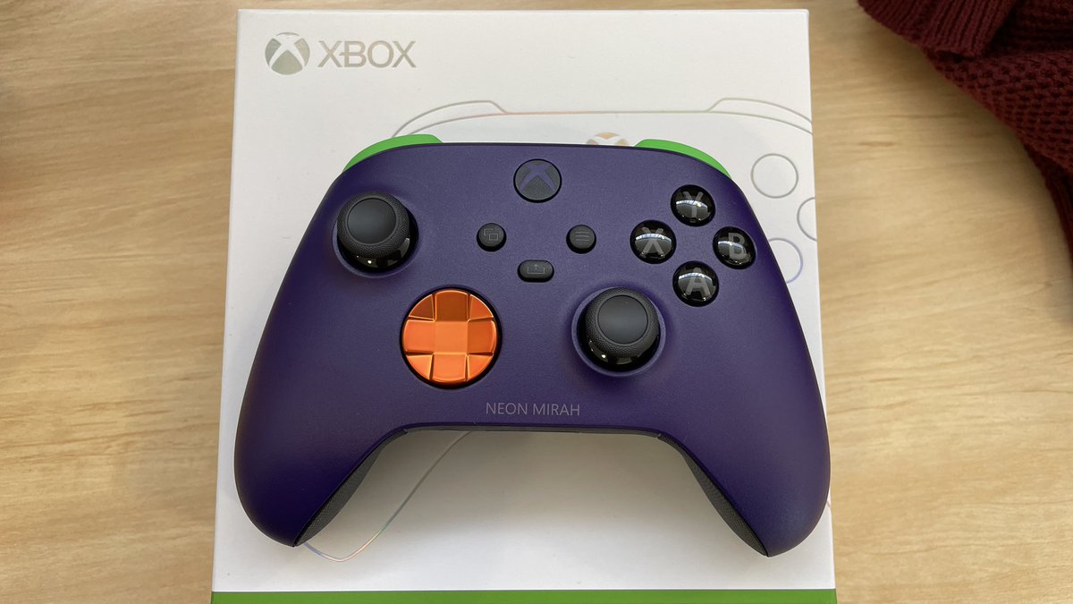 NeonMirah's tweet image. I got my #Evangelion inspired @Xbox Controller from #xboxdesignlabs!
I’ve very happy! ☺️

And if anyone is interested, here’s my design:
xboxdesignlab.xbox.com/en-us/xbox-des…