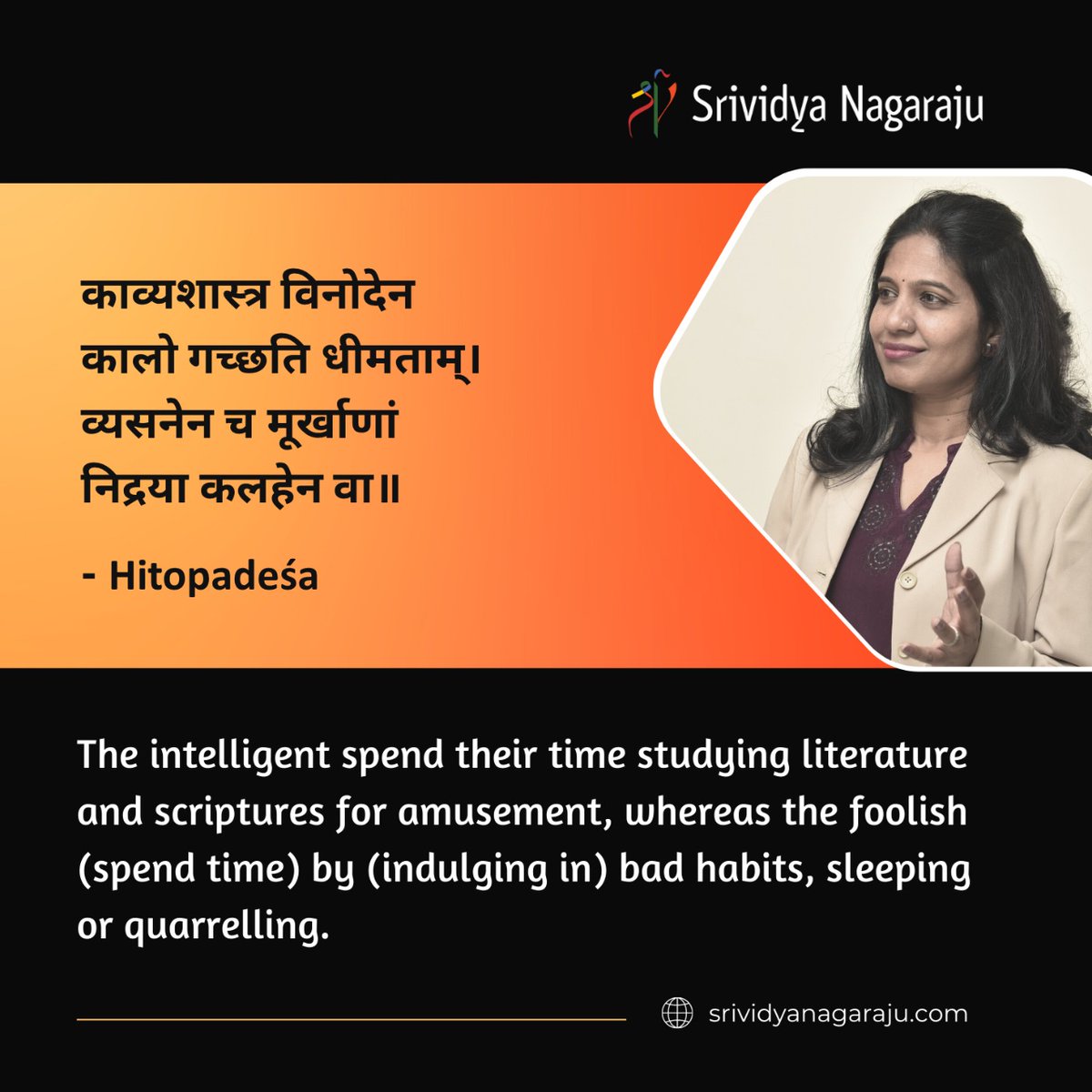 Srividyanag's tweet photo. If our time is equal to money, then learning is the single best investment of our time. 

With strong intent, we can tackle this single excuse we give ourselves every time….. I “don’t have time” to learn new things.

#srividyaSpeaks #tedxspeaker #lifecoach #potential #upskill https://t.co/BH79cLmvkf