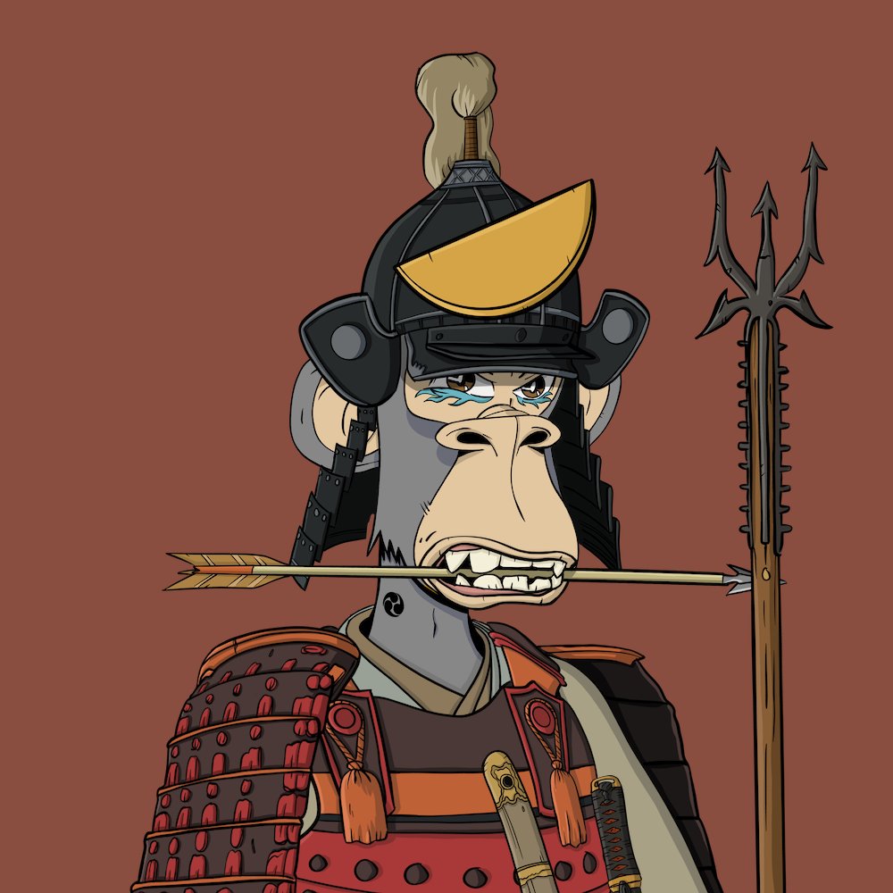 jcapGT's tweet photo. Incredibly grateful for the Mint One Save One (#MOSO) on Ship 1⛵️@jessew_art! Unexpected &amp; love what I got! I revealed an Irezumi Armor trait which I really wanted ⚔️. The others were straight BANGERS! I look forward to the future! 🐒🪓💎#BushidoRoyale #NFTs #NFTMints #NFTReveal https://t.co/Q98yotXOs7