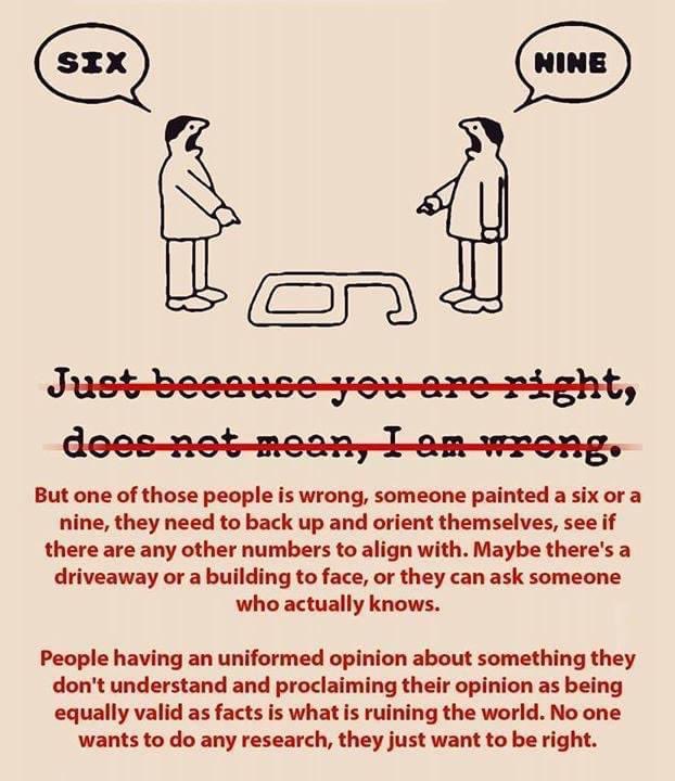 No one wants to do research, they just want to be right