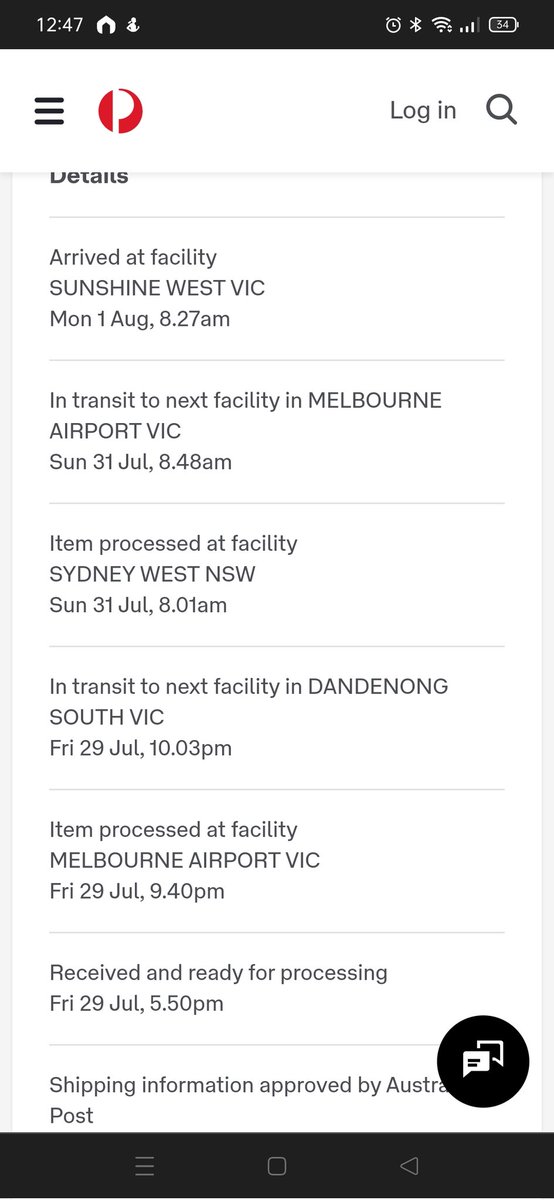 I live in s.e suburb of Melbourne... <a href="/auspost/">Australia Post</a> why does my parcel need to go to NSW to come back when it was already in Dandenong South... #frequentflyer