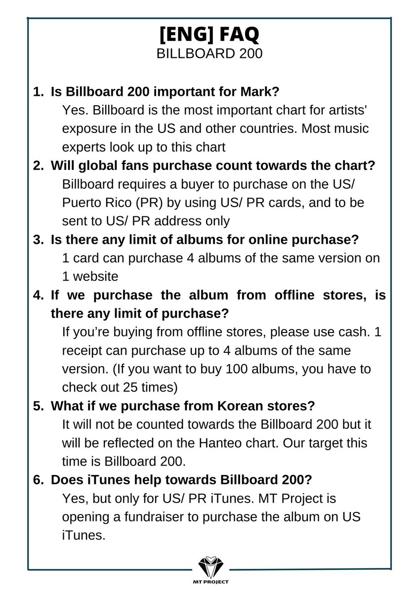 journeyofMT's tweet photo. [EN/TH] FAQ - Billboard 200 

Refer below on all FAQ related to our main target, BB200 for this #MT1 #theotherside 

#theotherside_MarkTuan 
#MarkTuan #Mark 
#마크 #段宜恩 
@marktuan @dnaofficial https://t.co/z8nBybCfFy
