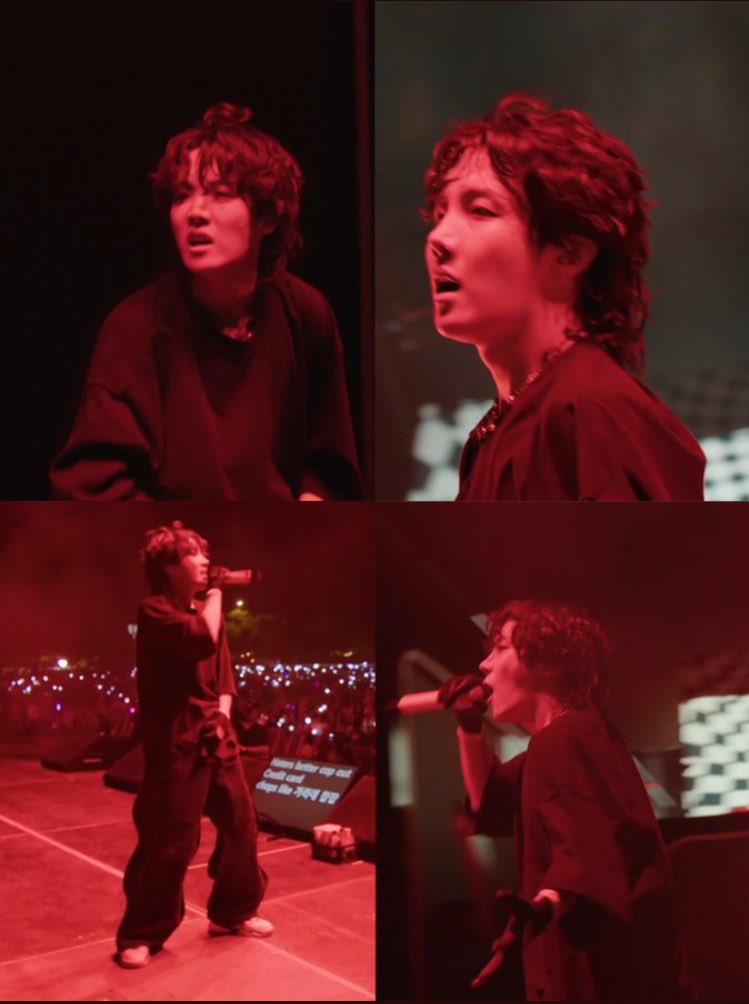 Just being fuc***g proud,emotional and happy rightnow. Jung hoseok you’ve lived one of your dreams today that you have longed for. The crowd cheering your name,JHOPE JHOPE JHOPE. Yes, you deserve this because you have put your heart and soul to where you are today🥺 
HOBIPALOOZA