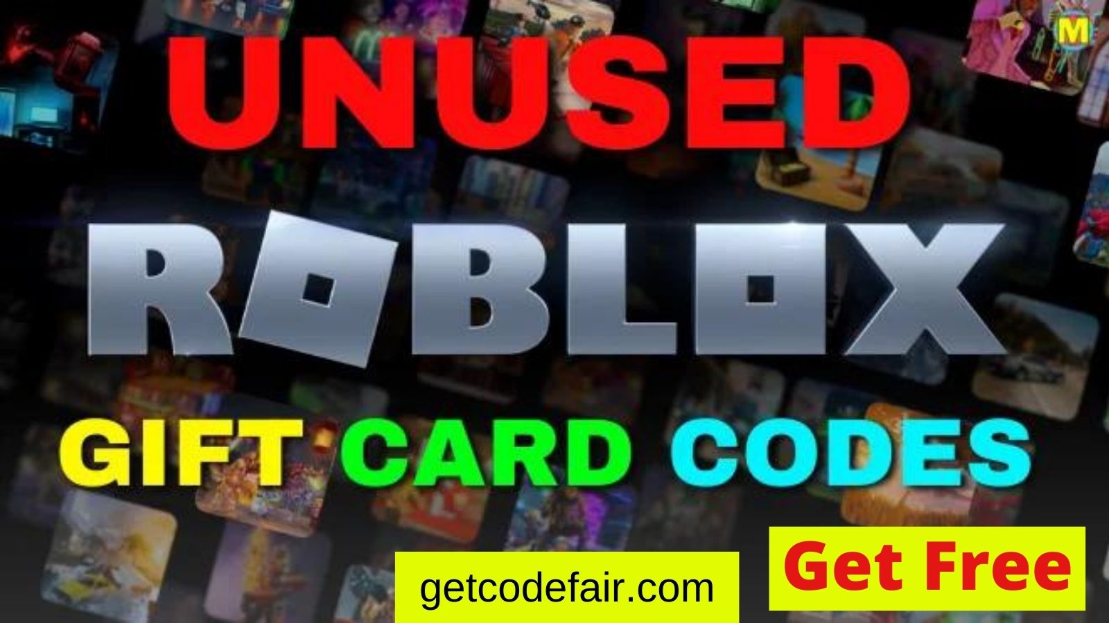 New Code, Unused Roblox gift Card Codes