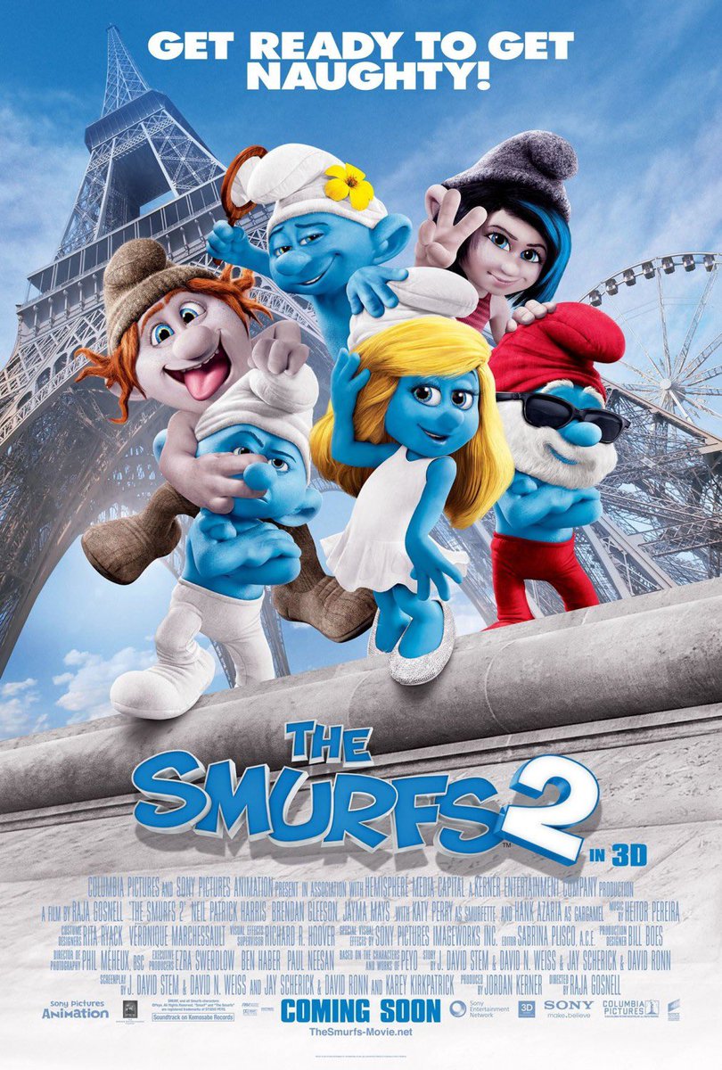 Happy 9th Anniversary To The Smurfs 2 (2013) #9thanniversary #2013movie #thesmurfs2 #thesmurfs #columbiapictures #sonypictures #sonypicturesanimation #kernerentertainmentcompany