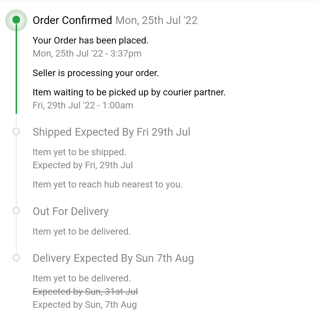 stupid <a href="/Flipkart/">Flipkart</a> 
stop luring people w offers and make them feel worse abt the purchase. <a href="/flipkartsupport/">FlipkartSupport</a> being a plus member doesn't serves any purpose. worst execution of any company.