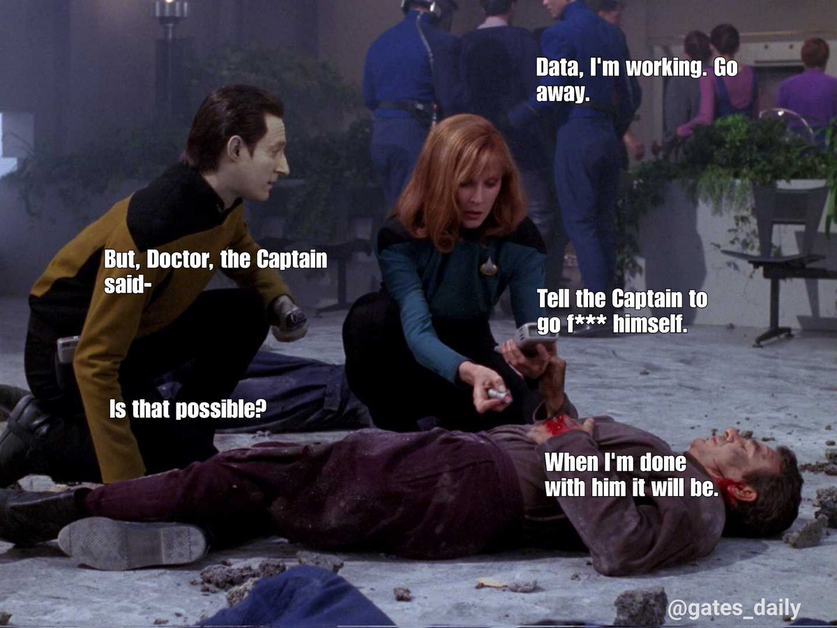 I sincerely hope we get sassy Bev in #StarTrekPicard #BeverlyCrusher #PicardNeedsBev