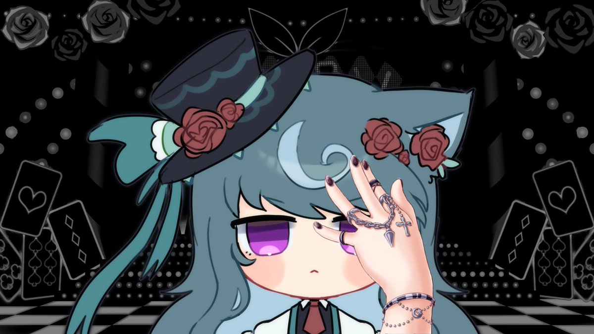 HallokittenVTUB's tweet image. When the Emo kick in 

#envtuber #vtuber #VTuber準備中 #新人Vtuber #VTuberUprising #VTuberAssets