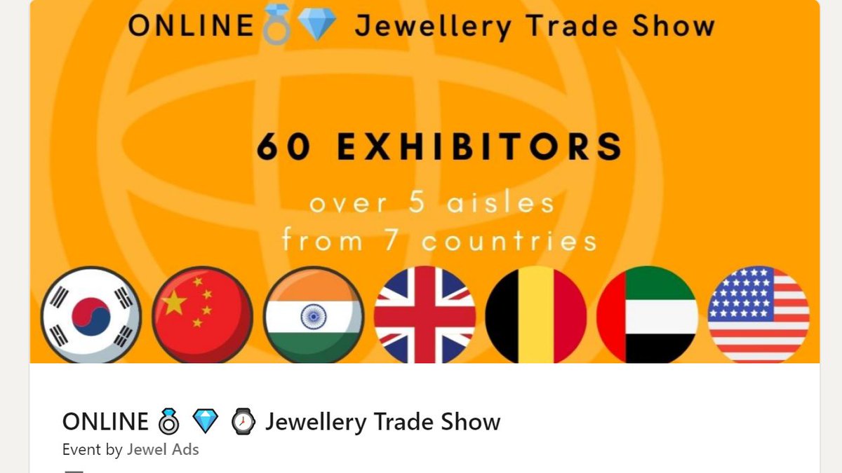 I'm exhibiting ONLINE 💍 💎 ⌚at the Jewellery Trade Show. Visit Ark Jewellery at Aisle 1.

#jewelleryshow #jewelleryexhibition #jewellerydesigner #jewellerymaker #jewelleryindustry #jewelleryshop #tradeshow #ethicaljewellery #sustainablefashion 

x.com/jewelads/statu…