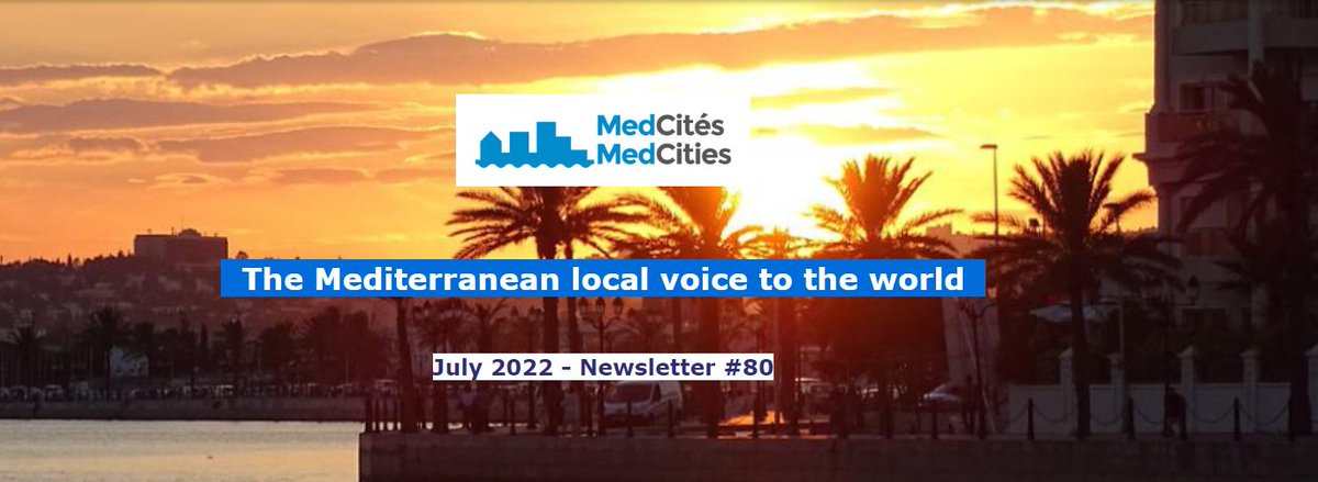 MedCities's tweet photo. 📰Summer reading! MedCities #newsletter is out!
🔹#Naturmed & #LaserMed projects in Jordania
🔸#EmploiMed in @BaladiaChaouen
🔹@urban_migration in #Tunis
🔸 #ValeurGabès diagnosis on non-conventional water resources
🔹@bluefasma policy recommendations
👉🏾 https://t.co/peSzgjB9wC https://t.co/o1BetykuTx