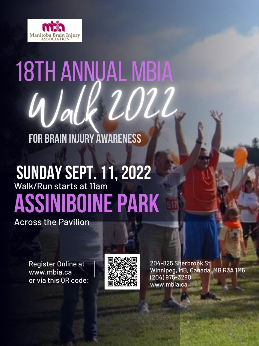 Join us on Sept 11 for our 18th Annual Walk. You can now register or raise pledges online. Visit mbia.ca.