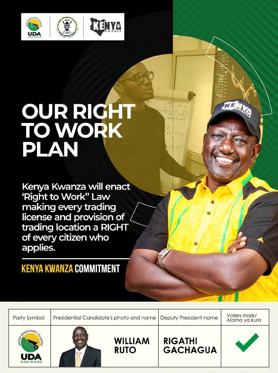 KevinMu76689657's tweet photo. Very Few Remaining Days to the General Election,,Tokea Polling Station Weka Ruto Tick For a well running Country,.
#ChaguaRuto 
#RigathiBestChoice https://t.co/6owq4xNmQQ