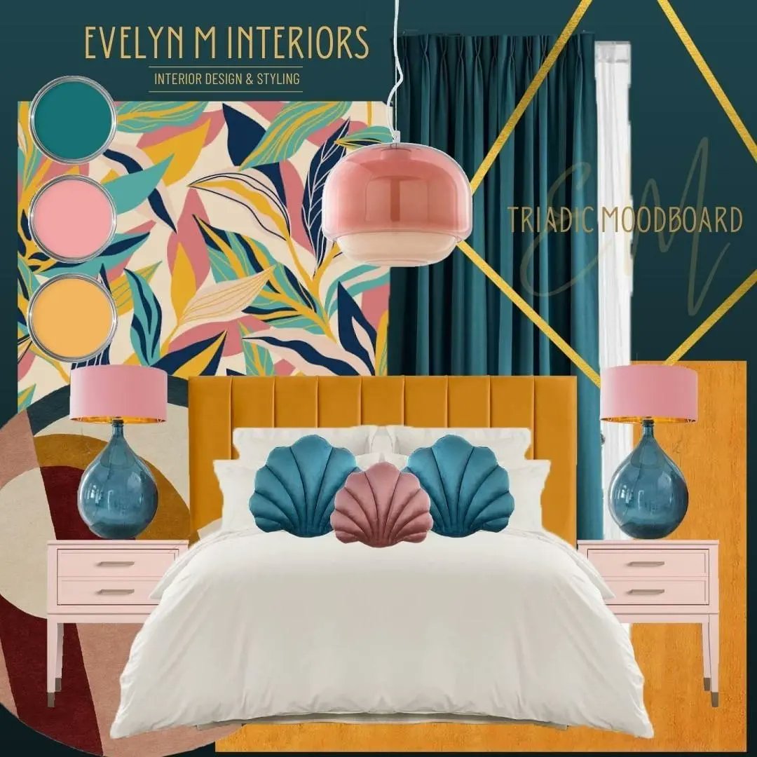 EvieM_Interiors's tweet photo. Ever wondered about triadic design?
My blog is live...
https://t.co/32RYTXTDWF
#triadicdesign #interiordesign #interiordesigner #bedroomdesign #interiorsblog https://t.co/zLSHcg3l9z
