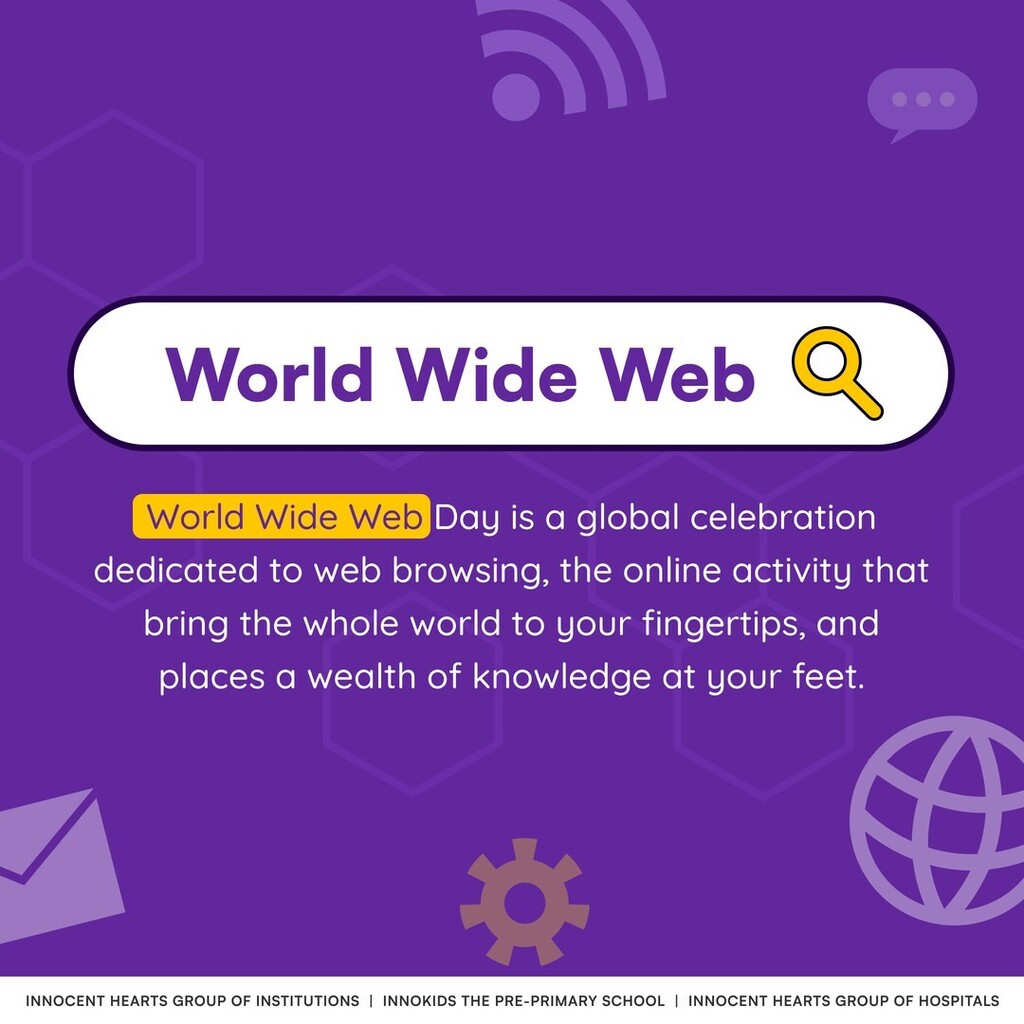 World Wide Web Day is a global celebration dedicated to web browsing, the online activity that bring the whole world to your fingertips, and places a wealth of knowledge at your feet.
.
.
.
#worldwidewebday #www #worldwideweb #internet