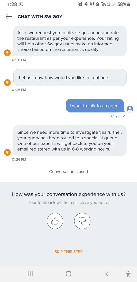 utsavbafna's tweet photo. Fu Swiggy @SwiggyCares @Swiggy this is how u pack and then u ens conversation even when i wanaa talk to executive.. Aise hi lelo paise saalo y wasting time n food https://t.co/Eveml2qtNl