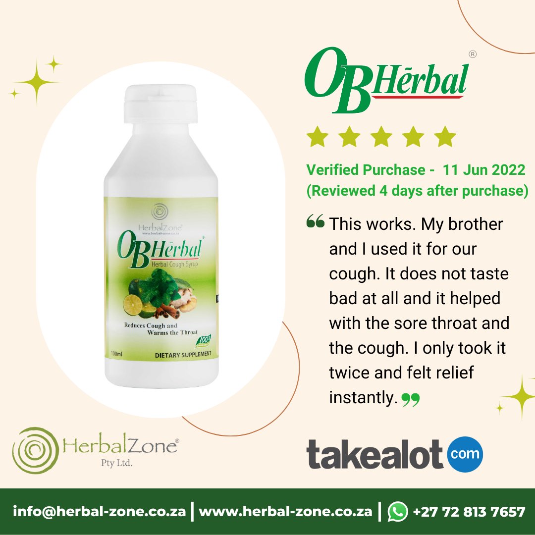 herbalzoneZA's tweet photo. Obherbal getting another great review. 👏👏👏👏
Obherbal getting another greatreview.👏👏👏
#review #happy #customer #herbalzonesa https://t.co/iVOVgMqbEp