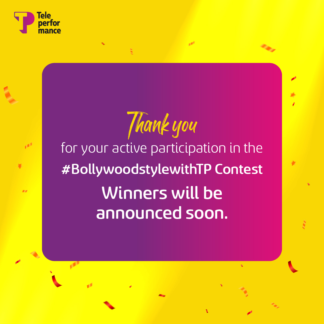 WeAreTPinIndia's tweet photo. We would like to thank you for such an amazing response to the #BollywoodStyleWithTP Contest!
The Winners will be announced soon.
Stay tuned!
#WinnerAnnoucement #TPIndia #BollywoodStyleWithTP #ContestAlert #India #Bollywood https://t.co/sMcQuNqbHL