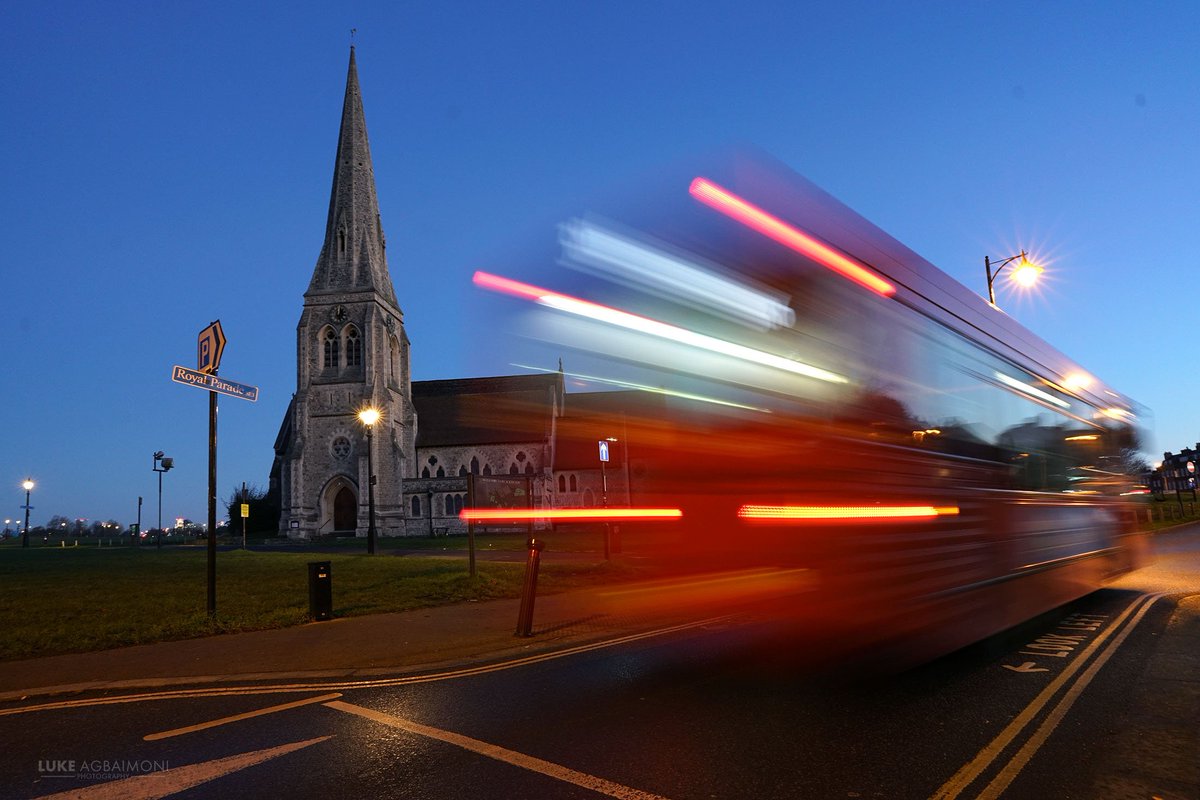 Bus Passes All Saints Church All Saints was built as the new parish church for the village of Blackheath in 1857-67 by architect Benjamin Ferrey Part of my project showcasing #Lewisham the borough of culture 2022 #lewisham2022 #photography #architecture #wearelewisham