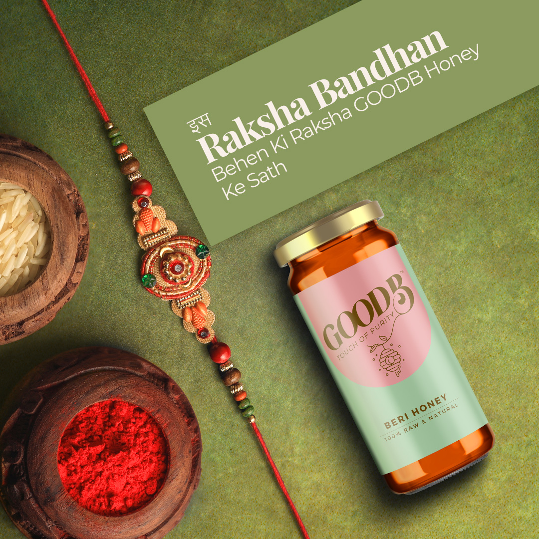 goodbfoods's tweet photo. Dear sister
This Raksha Bandhan I am gifting you the healthcare in it's purest form, GOODB. This Rakhi I promise you to take care of you with GOODB. GOODB will build a shield around you.
The purest gift for the purest soul.
Love,
Brother
#honey #purehoney #rawhoney #nmrtested https://t.co/f47WxpKVnQ