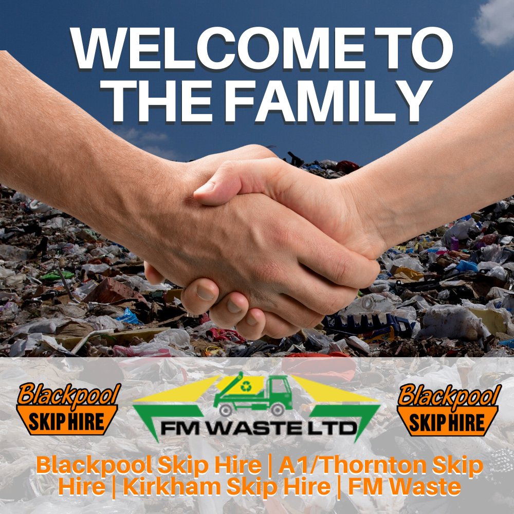 We have some exciting news!!
Please see our fb page @BlackpoolSkipHire for the full statement. #workingtogether