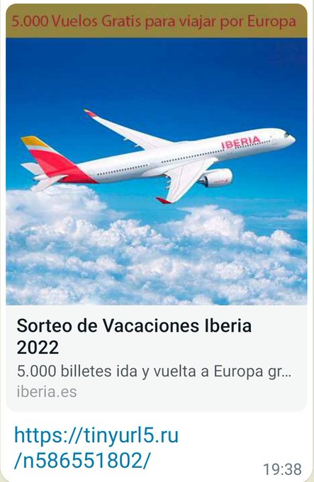 yo Margarita Refinamiento La estafa con la que suplantan a Iberia para regalar 5.000 vuelos gratis -  Uppers