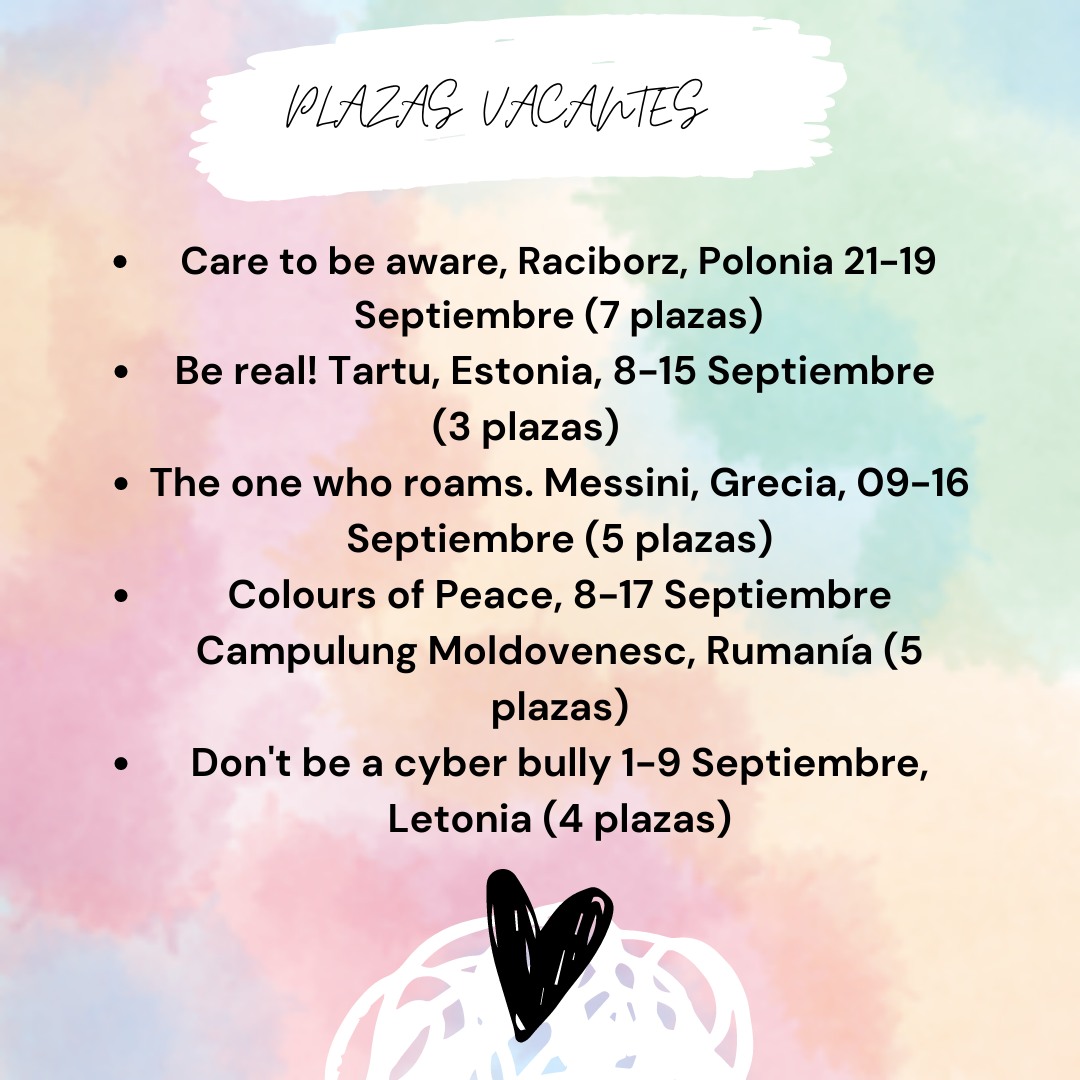 🗣🇪🇺 Son muchas las personas que se acercan a la Casa de la <a href="/JuventudLucena/">JuventudLucena</a> interesadas en poder vivir la experiencia #Erasmus+. Estos son los proyectos con vacantes disponibles que ofrecemos para septiembre.

¡Anímate y participa! 🤩🧳