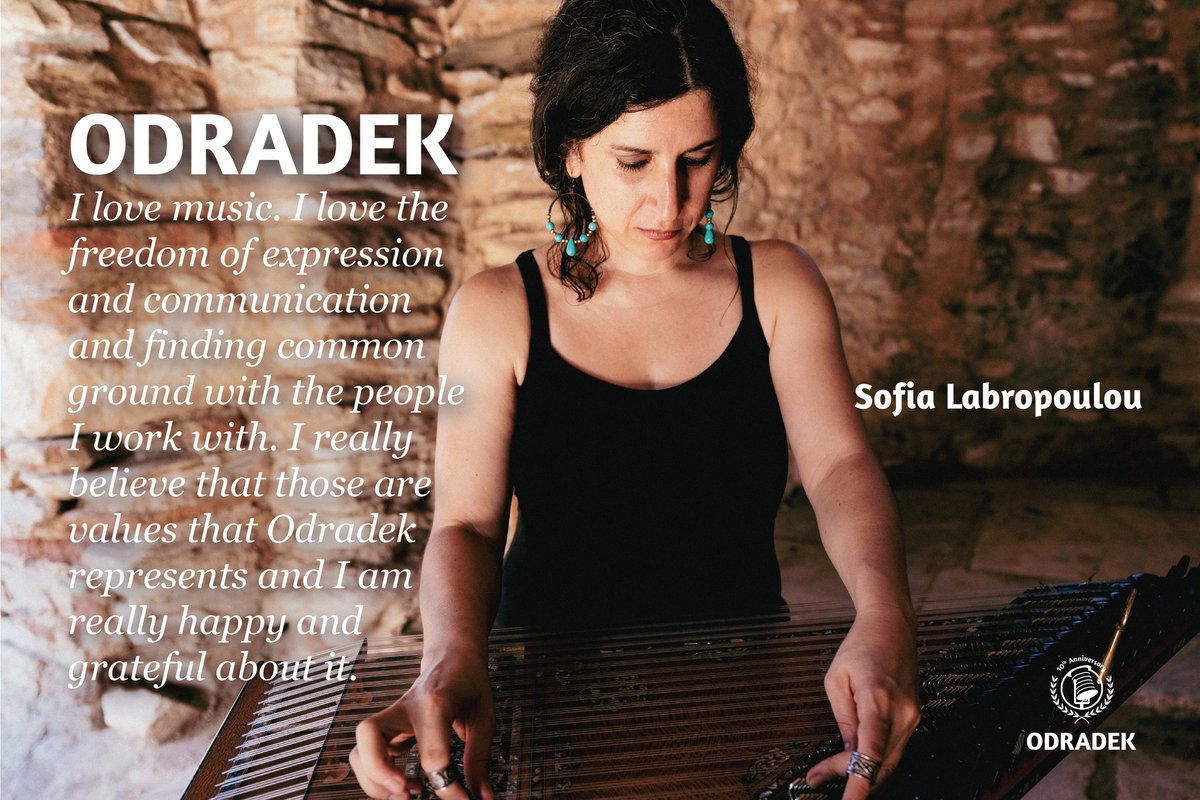 OdradekRecords's tweet photo. We met Sofia Labropoulou when she joined the Odradek family in a duet with guitarist Vassilis Ketentzoglou. We then released a sumptuous collection of her own compositions. Today we share her thoughts on Odradek Records. Thank you @SLabropoulou! #Odradek10 https://t.co/5TmWHLarb4