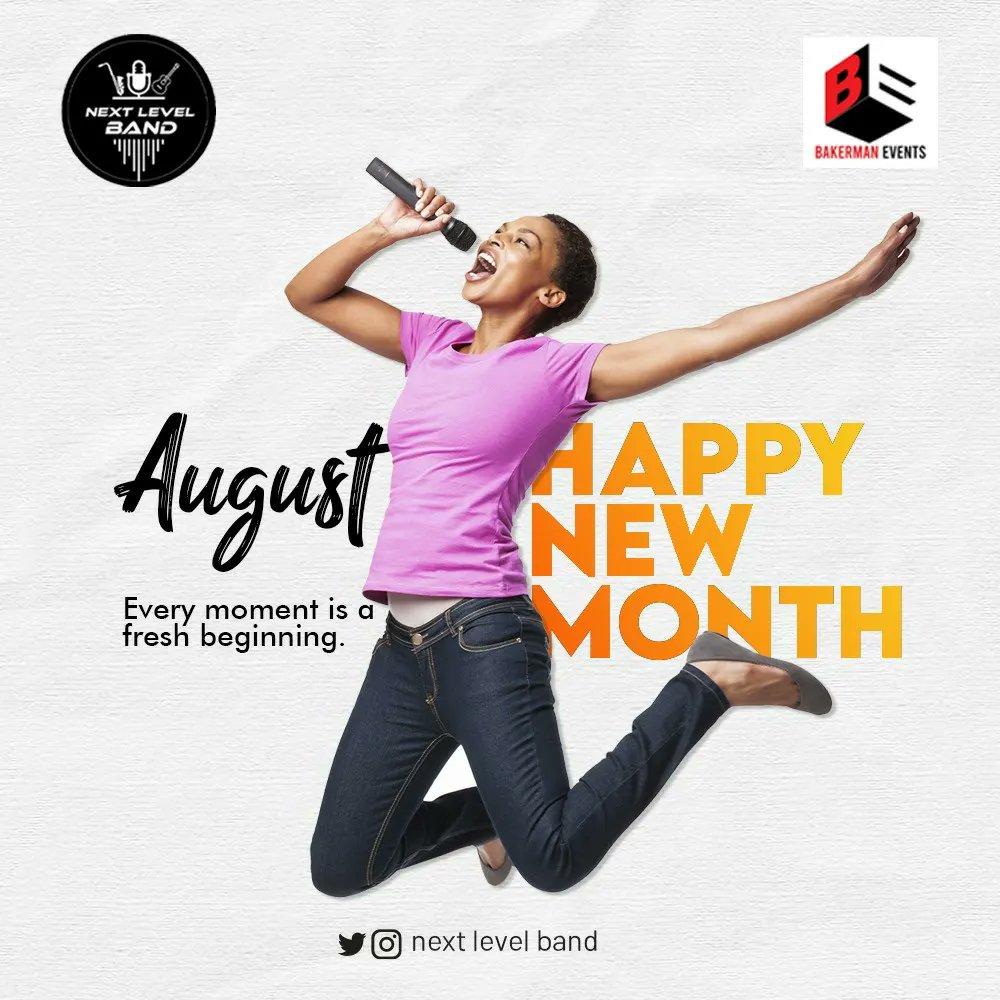 NextLevelBand1's tweet photo. To all our Clients,followers and #Liveband family, We say thank you..Blessed new month ahead.😊

#Nextlevelband | #newmonth | #followus | #bookwithus | #followus https://t.co/tB8FziaTv3