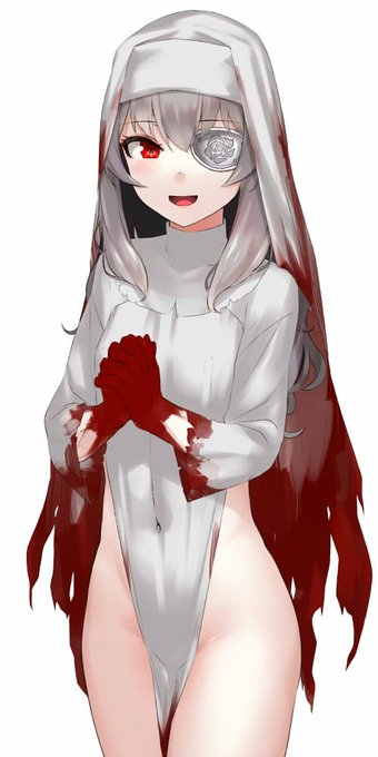 ママヴェールをシスターにしたので真似してシスターっぽい恰好してても可愛いかも 