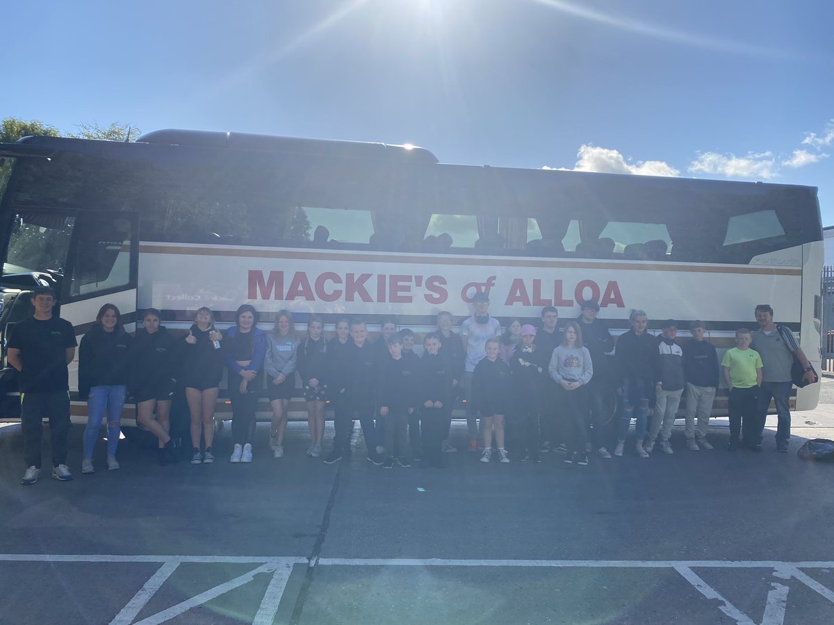 And they’re off! Hawkhill Youthzones trip to the Great Glen starts today! Have a brilliant time everyone….. missing you already 😎