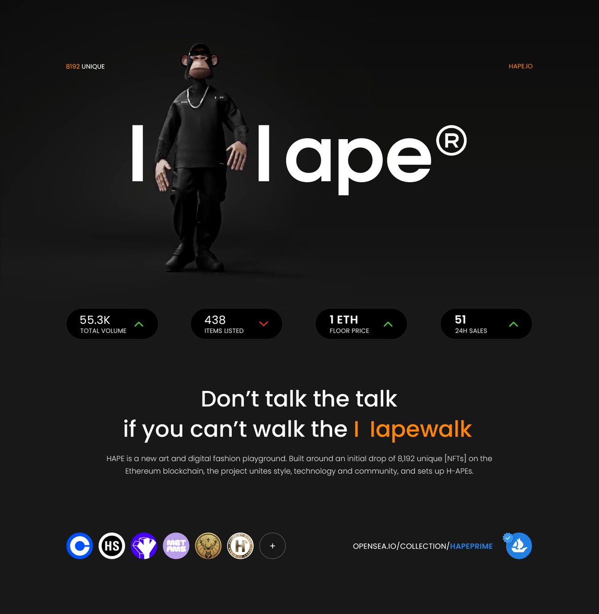 whacky_whacky's tweet image. Big moves before @Caduceus_CMP airdrop 1 Million $CMP tokens as launch party gifts to @HAPEsocial holders. |  |®️ape Stronger Together 🦍