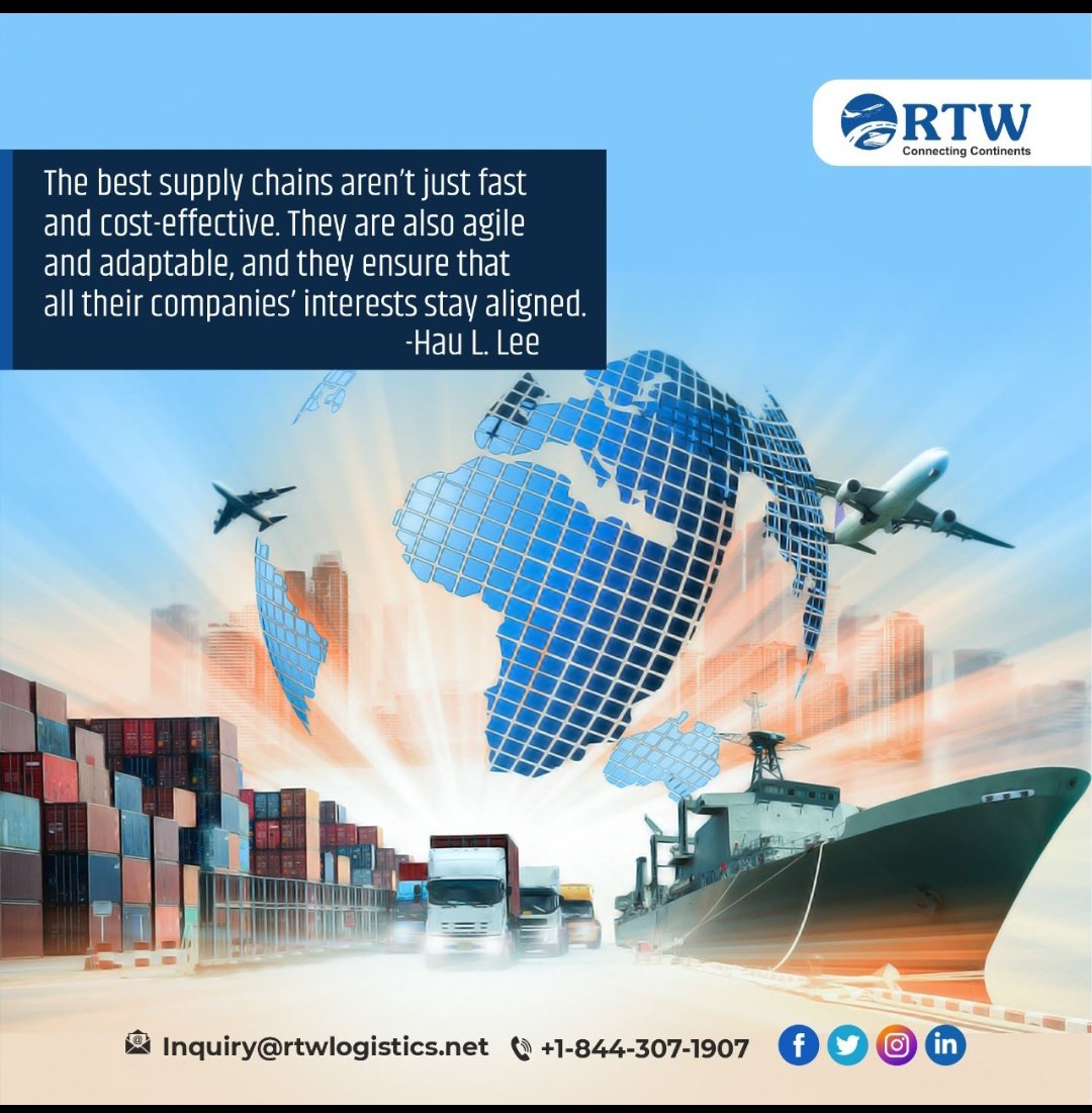 RtwLogistics's tweet photo. #logisticsquotes #quotes #logisticsolutions #freightforwarder #freightforwardercompany #freightservice #rtw #rtwlogistics  #seafreight #oceanfreightforwarding #oceanfreightforwarder #seafreight🚢 #airfreightservices #airfreight https://t.co/6bPOpw88YY