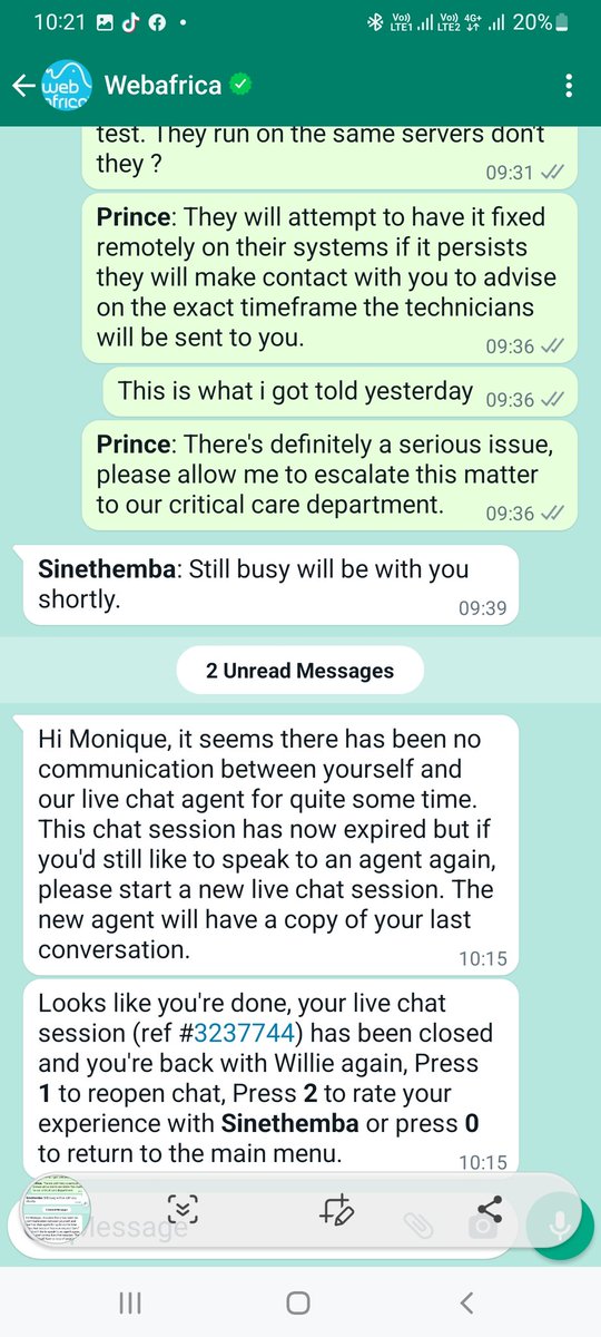 IvanJac1's tweet photo. @webafrica My speeds has been realy slow since Saturday and no one seems to know what the problem is. https://t.co/zknLh7nZgt