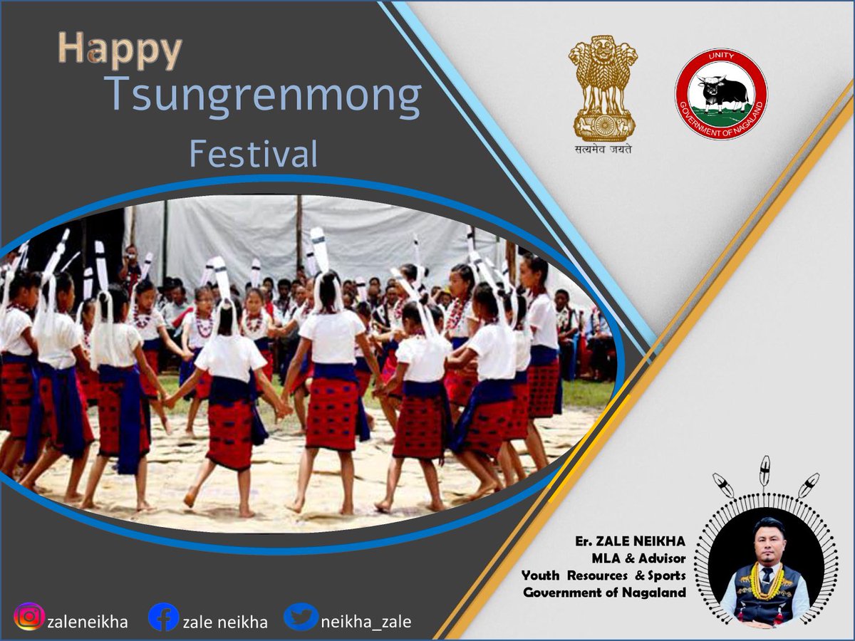 Wishing a Happy Tsungrenmong Festival to all brothers and sisters of Ao community. ⁦⁩ ⁦<a href="/MyGovNagaland/">MyGov Nagaland</a>⁩ ⁦<a href="/tourismdeptgon/">nagalandtourism</a>⁩ ⁦<a href="/mymokokchung/">Mokokchung</a>⁩