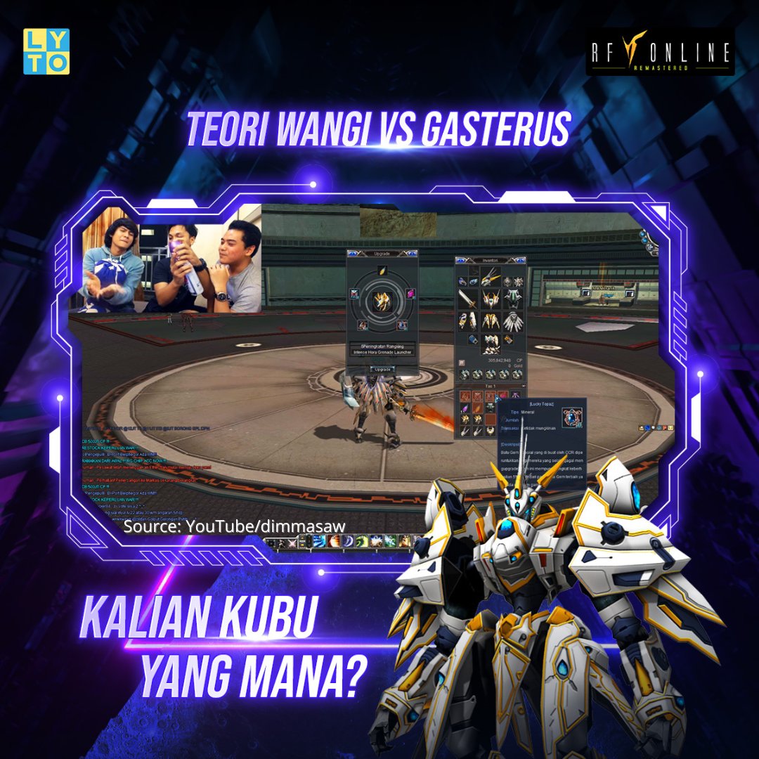 lytogame's tweet photo. Beragam teori bertebaran di kalangan para Patriot RF seputar tempa-menempa. Kalau kalian biasanya pakai teori yang seperti apa? #RFRemastered #RFClassic #LytoGame #RFOfficial #MMORPG https://t.co/O334qSp9bd