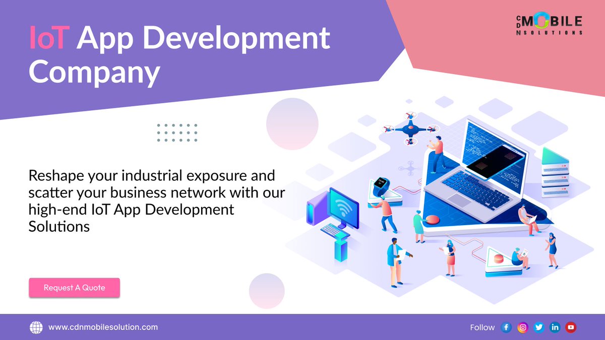 cdnmobilesoln's tweet image. CDN Mobile Solutions offers #IoTAppDevelopment Solutions that enable businesses to drive rich experiences on top of connected devices.
cdnmobilesolutions.com/iot-app-develo…
#iot #development #iotsolutions #iotplatform #appsolutions #iotsecurity #iottechnology #cdnmobilesolutions #IoT
