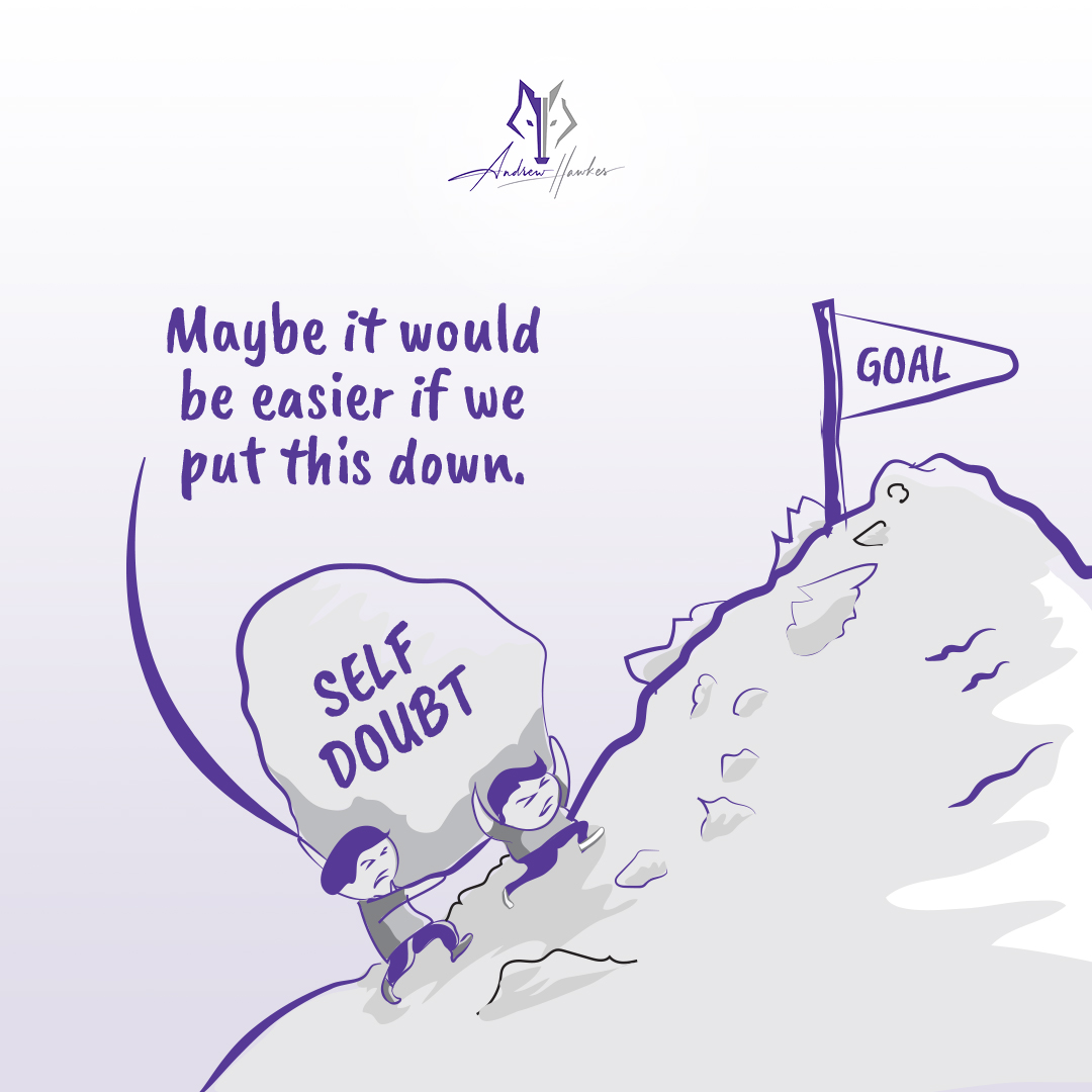 andrewhawkes's tweet photo. Why make the climb towards your goals more difficult? Put that self-doubt down, and you will be amazed at how much faster you move.

Tag someone who needs this reminder.

#mondaymotivation #positivity #andrewhawkes #createlegacy https://t.co/2EyfZYWwsB