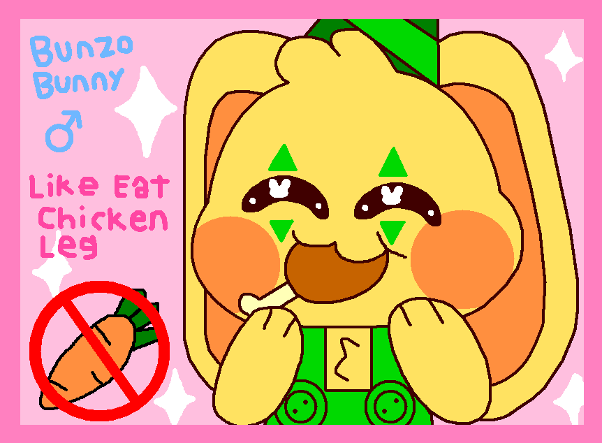 Cuddles_Nam's tweet photo. Bunzo bunny likes eating carrot and leg chicken.🐰🥕🍗
#bunzobunny #bunzo #bunzobunnyfanart #poppyplaytime #eating #carrot #legchicken https://t.co/LwL2XHrrIg