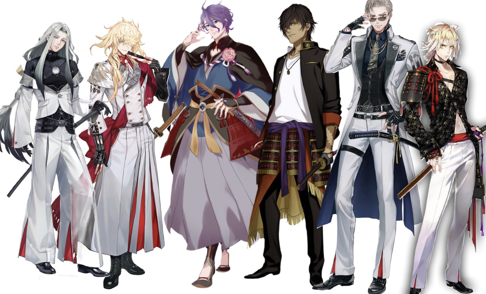 刀剣乱舞 則宗 日光 姫鶴 山鳥毛 南泉 一文字 大本丸博 アクスタ 祝装 刀剣乱舞 とうらぶ 大本丸博 一文字則宗 姫鶴一文字 日光一文字