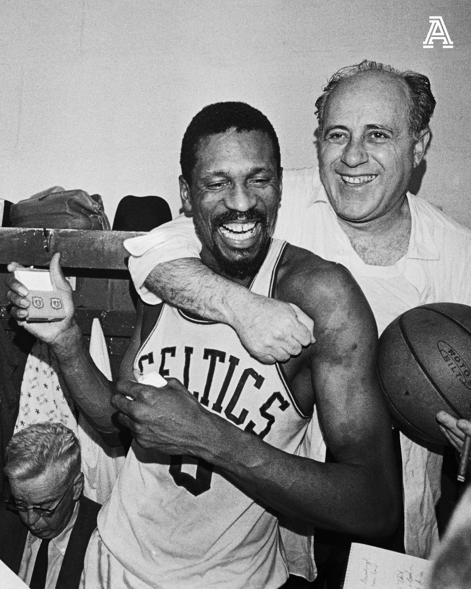 TheAthletic's tweet photo. Bill Russell played in 21 winner-take-all games throughout his basketball career. Ten of those were Game 7s.

He won all 21 games.

Remembering a legend: https://t.co/ENZUUZUXfr https://t.co/58ZISZQ7ic