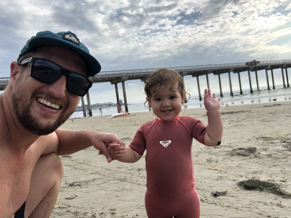jjminich's tweet photo. The perseverance of a child is remarkable. My girl took on about 20 waves today including a ride in the washer machine… but kept charging…. New wettie #surfdiva #surfista https://t.co/RhxVM0WNBV