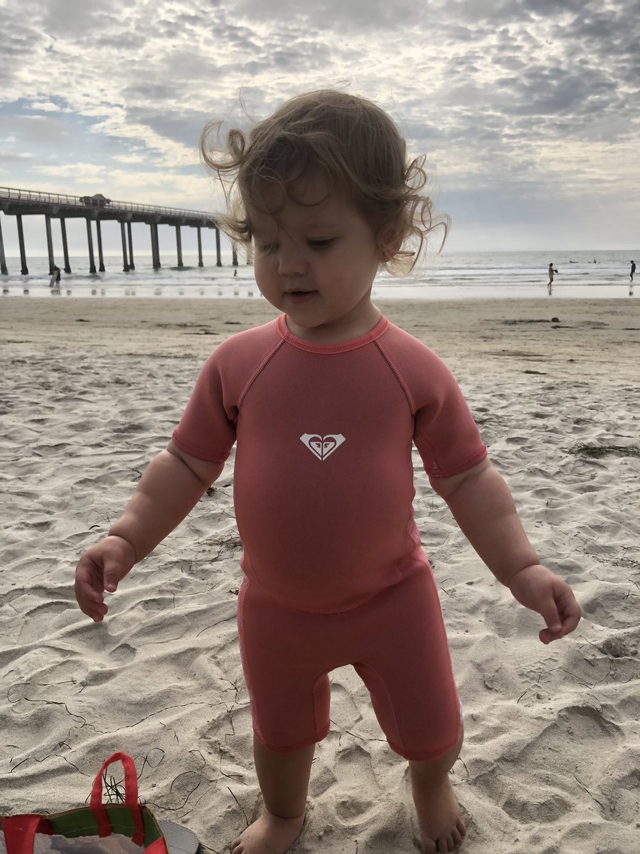 jjminich's tweet photo. The perseverance of a child is remarkable. My girl took on about 20 waves today including a ride in the washer machine… but kept charging…. New wettie #surfdiva #surfista https://t.co/RhxVM0WNBV