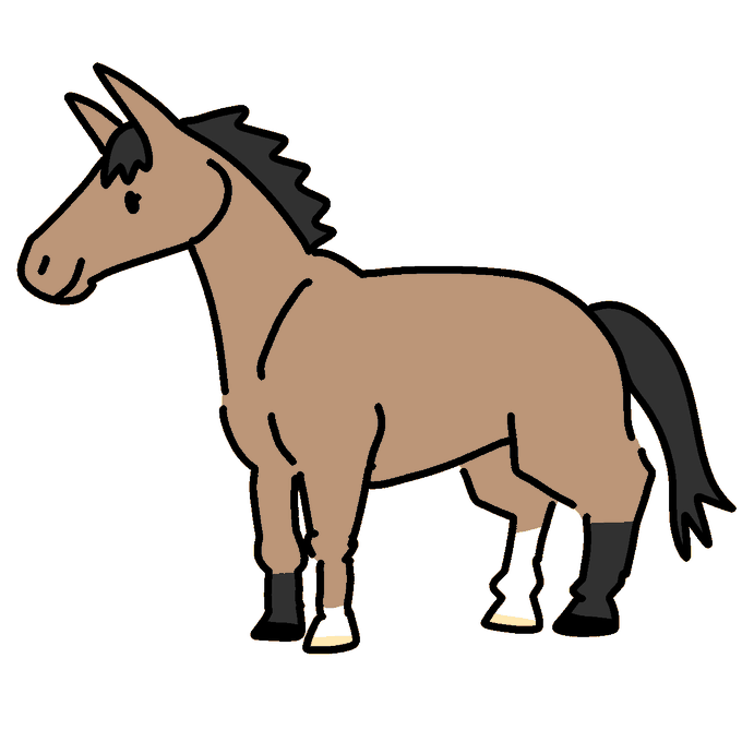 馬イラストのtwitterイラスト検索結果